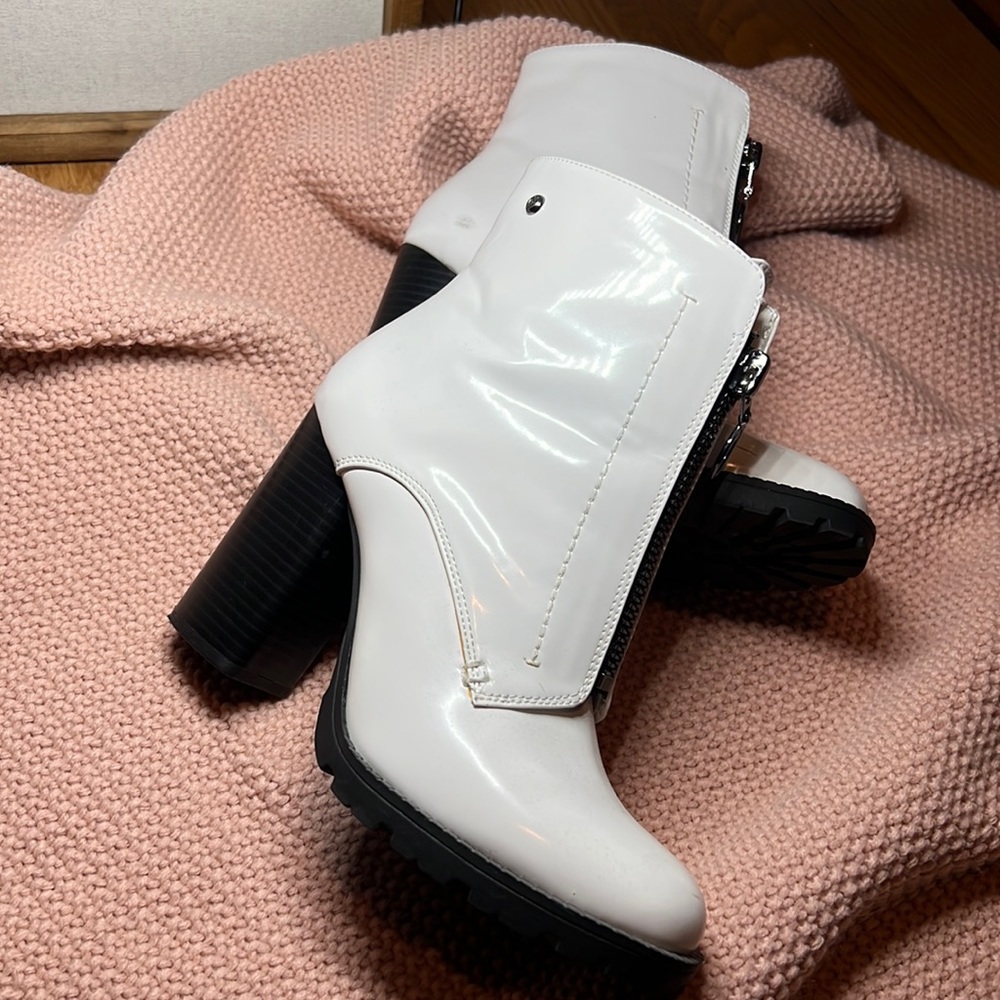 White booties